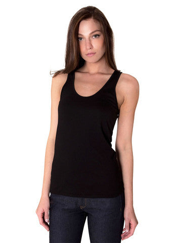 Women's Supima Micro-Modal Tank: Black