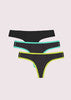 The Hazel Sport Set of Three Thongs $77