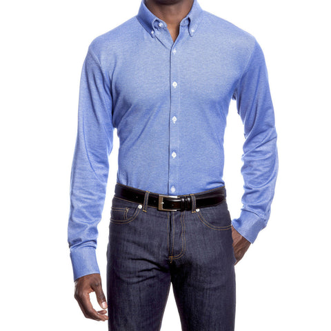 "Salinger" | Blue Oxford Dress Shirt