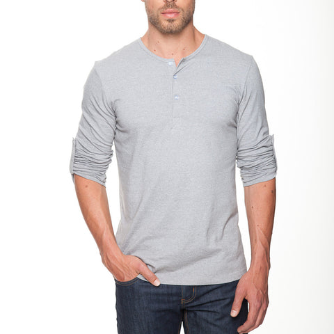 "Isleta" | Gray Perfect Henley
