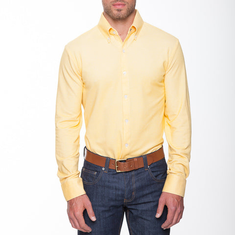 "Hemingway" | Yellow Oxford Button Down