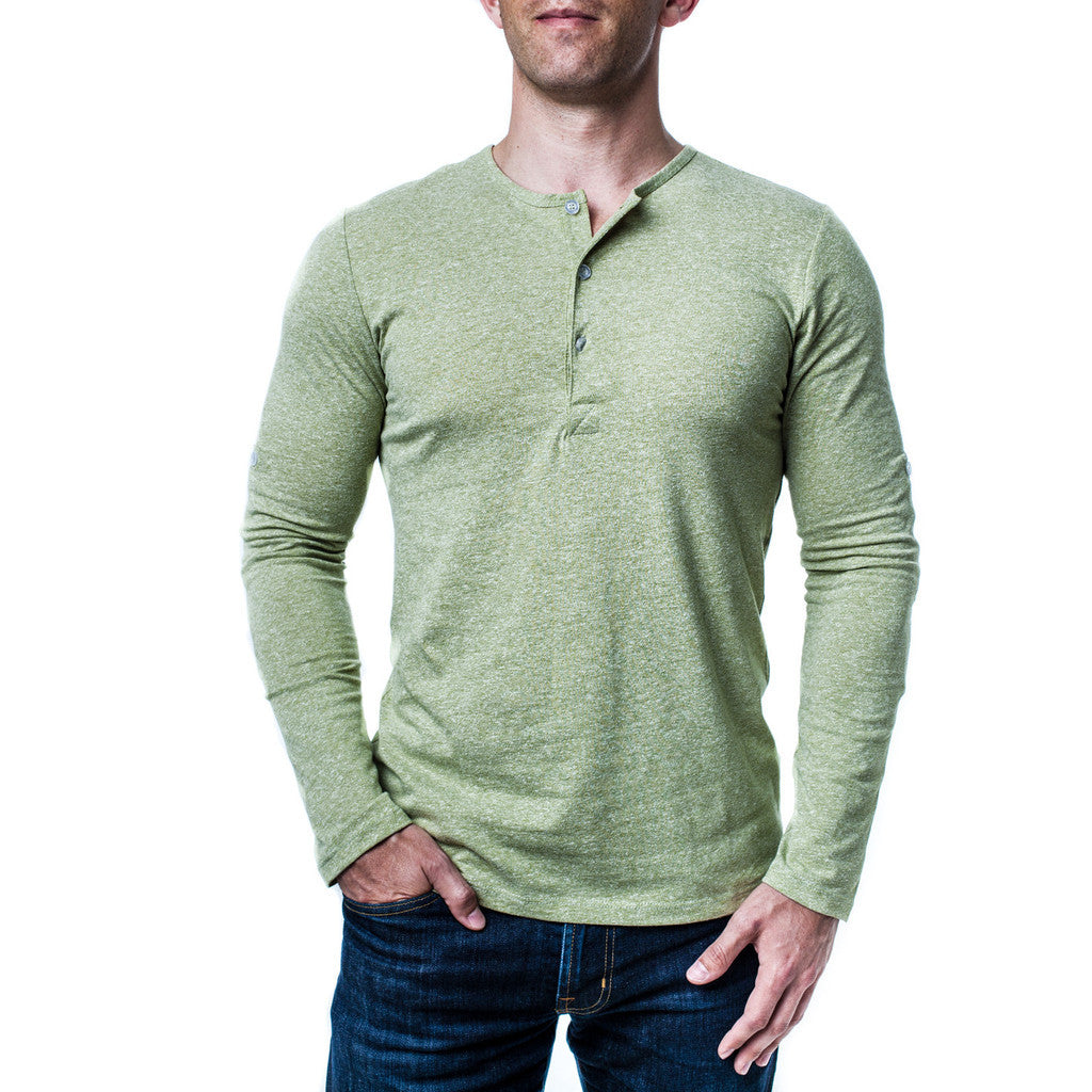 "Huron" | Olive Perfect Henley
