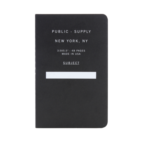 Public Supply 3.5" Notebook