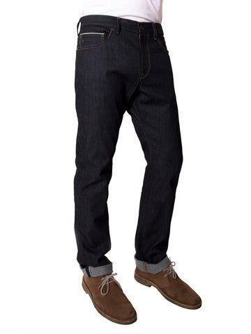 Men's Selvedge Stretch Denim: Indigo - Classic Fit